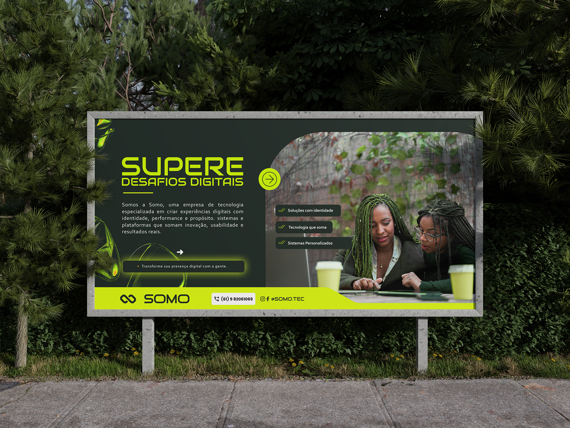 Outdoor Somo: Supere desafios digitais