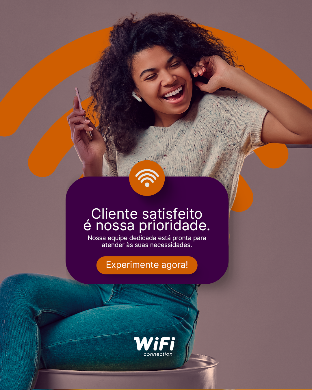 WiFi Connection — post cliente satisfeito é nossa prioridade